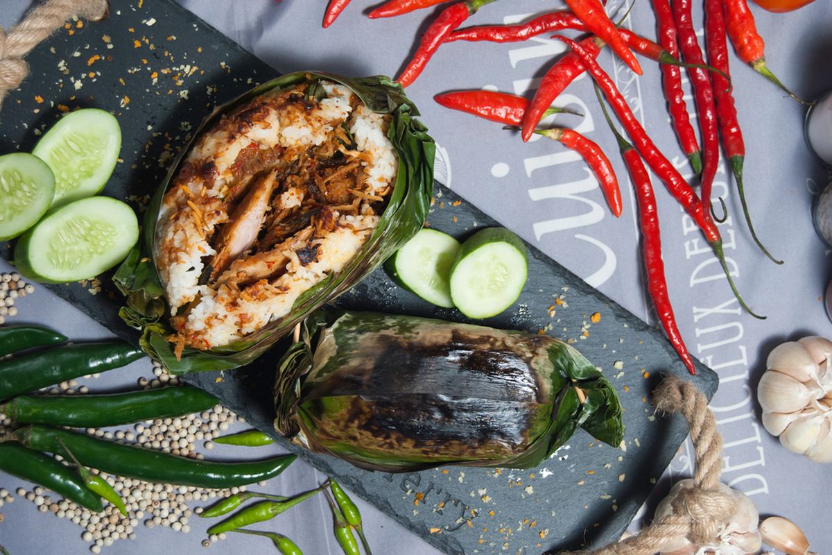 Nasi Bakar Cumi