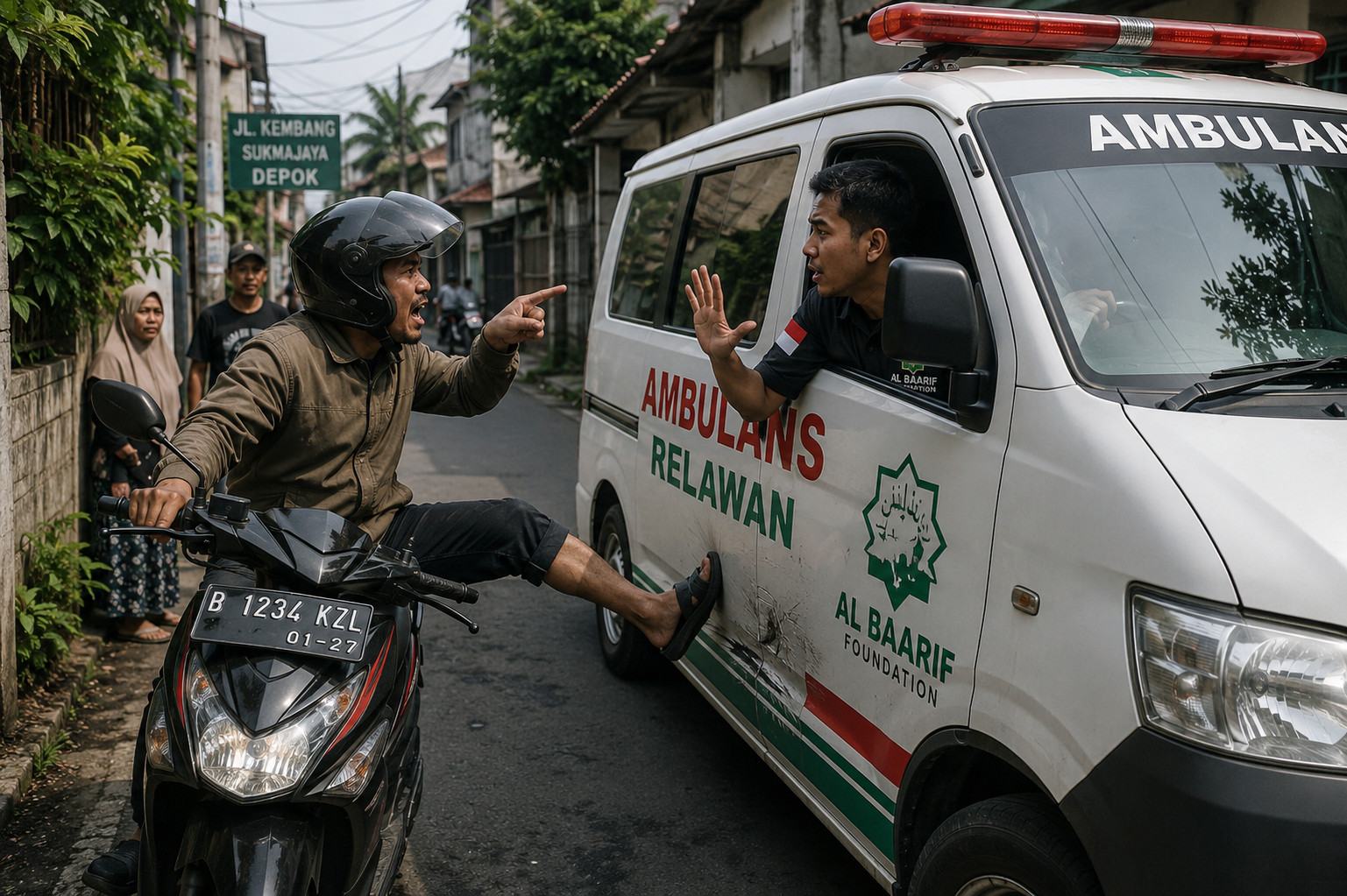 Pemotor Halangi Ambulans