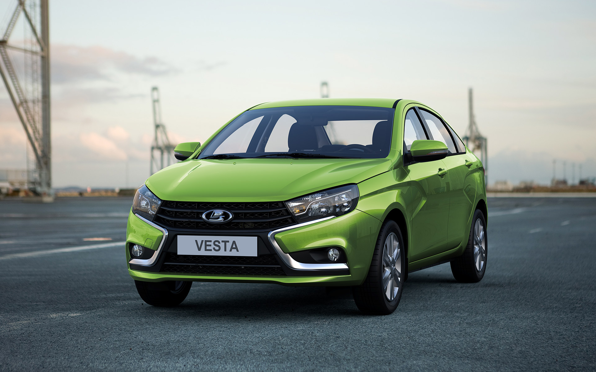 Desain Modern Lada Vesta dengan Karakter Tegas